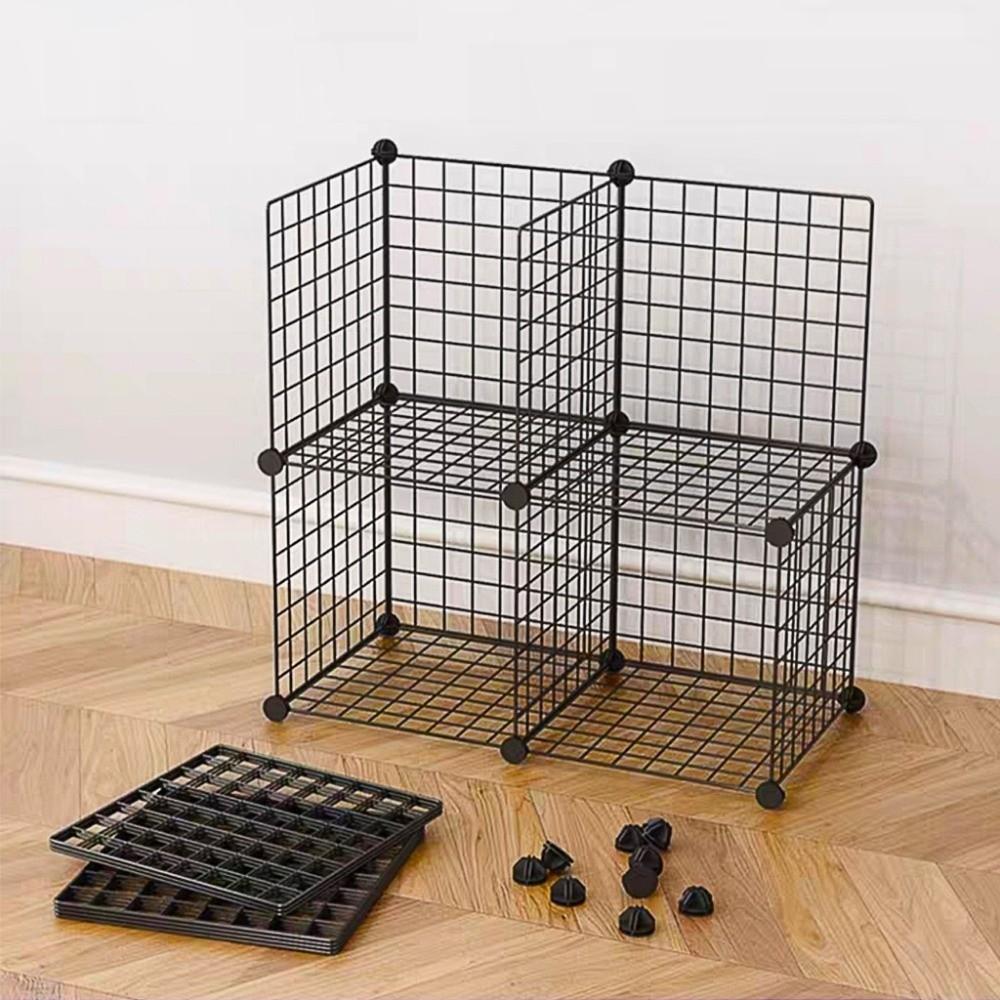 Stohovatelný DIY Pet Plot Proti úniku Kočka Pes Ohrádka Odolná Vnitřní Psí Klec Malá Zvířata