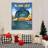 Rock Band BBlink 182 Tapestry Decoration Art Microfiber Background For Bedroom Living Bar Garden Outdoor Festival