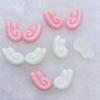 20pcs/lot Kawaii Resin Mini Little Wings Flat Back Cabochons For Hair Bow Centers DIY Scrapbooking Decor E81