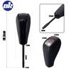 For BMW E39 E46 E53 E60 E61 E63 E64 E83 E81 E82 E87 E90 E91 E92 E93 Gear Shift Knob leather Shifter Sticke New Product Auto Part