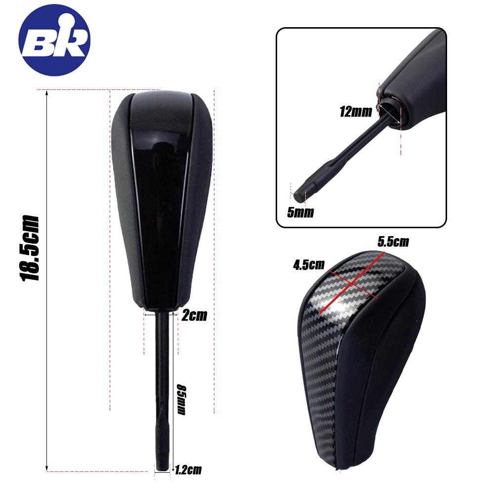 For BMW E39 E46 E53 E60 E61 E63 E64 E83 E81 E82 E87 E90 E91 E92 E93 Gear Shift Knob leather Shifter Sticke New Product Auto Part