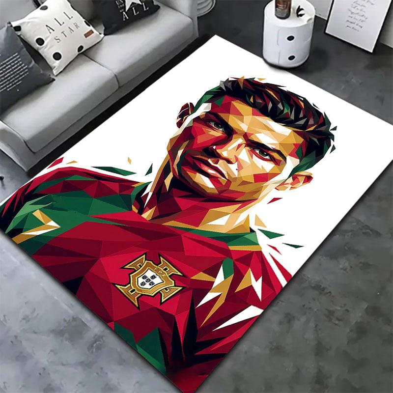 CR7 Cristiano Ronaldo Carpet Rug for Living Room Bedroom Home Sofa Decoration,Kids Play Non-slip Floor Mat