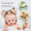Flower Spinner Baby Rattle & Teether: Suction Cup Mobile Toy
