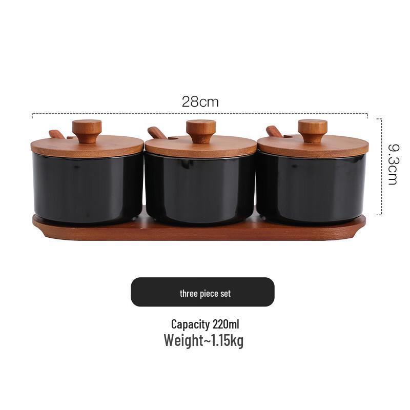 Retro Ceramic Seasoning Jar Set