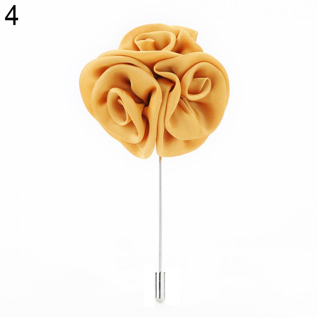 

Бутоньерка с лацканами и розами, брошь на булавке, корсаж, свадебный подарок золотой