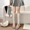Foot Sock Set for Women in Summer, Lightweight, Breathable, Solid Color, Vertical Stripes, Slimming Effect, Versatile and Suitable for All Occasions.
