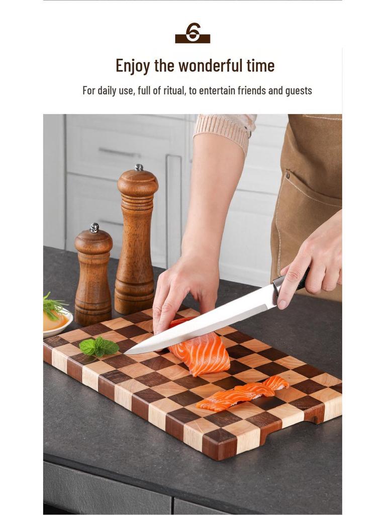 Kreatives Mosaik Massivholz Schneidebrett für Küche und Babynahrung