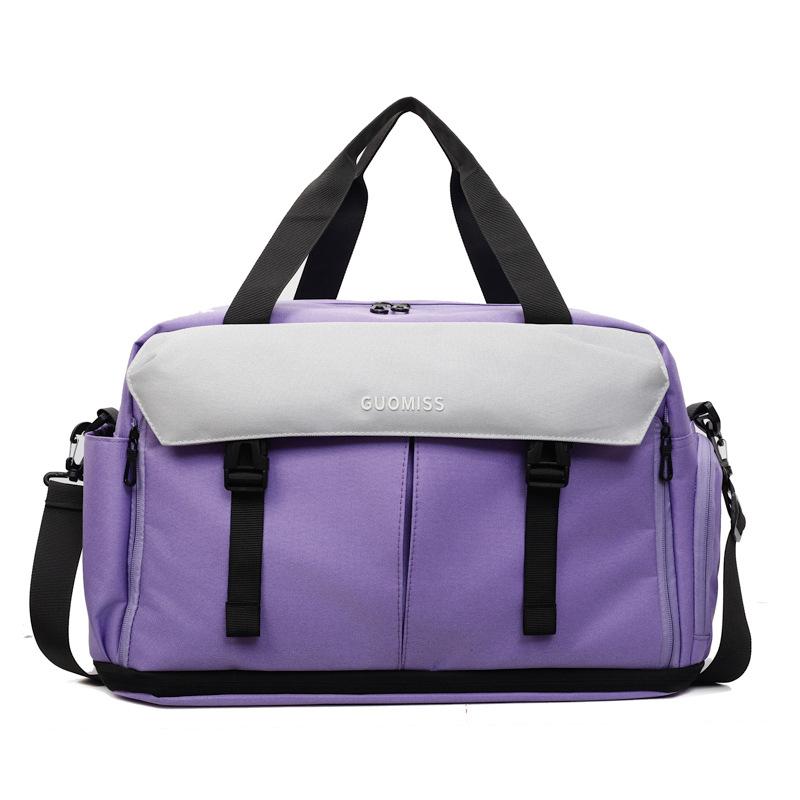 New large-capacity men's and women's short-distance travel bags, sports luggage storage bags, light portable yoga bags