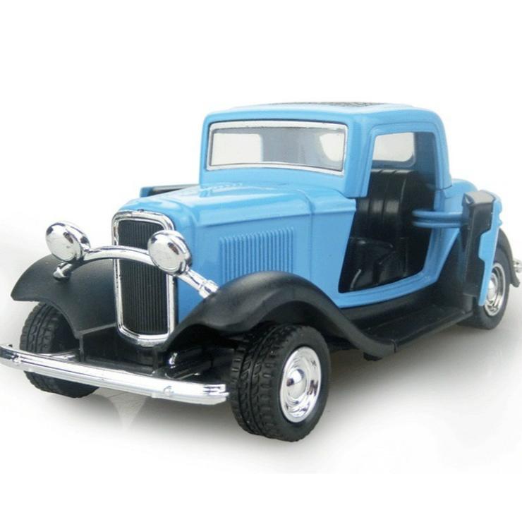 1:32 Alloy Pull Back Simulation Retro Classic Double Open Door Car Ford Alloy Car Toy Gifts Model