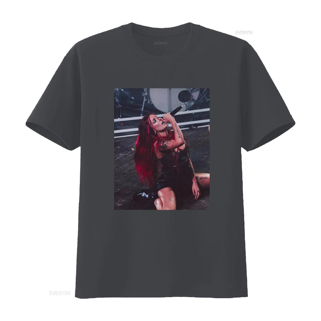 Halsey Vintage Style PhotoshooT T Shirt Black Aesthetic Minimal Bootleg Music For Fans vintage Washed Casual homme