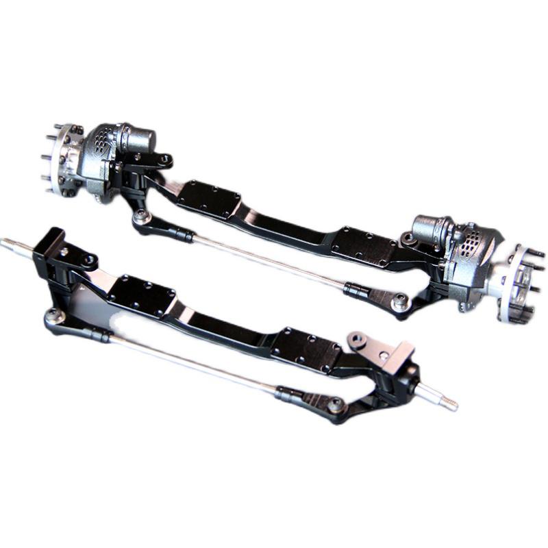 1:14th Scale Metal Simulation Unpowered Front Axle for Tamiya RC Truck SCANIA 770S R620 VOLVO BENZ Arocs MAN TGX Car Accessories