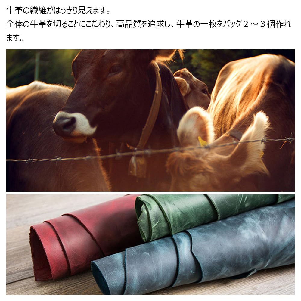 Whatna Natural Cowhide Handmade Coin Purse Coin Case Mini Sacoche Carabiner Pouch Thick Leather Genuine Leather Mini Drawstring Bag Mini Jewelry Box