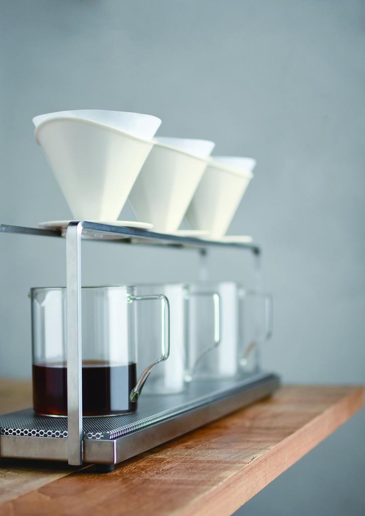 KINTO OCT Brewer, 4-cup White Coffee, Dishwasher Safe, 28882