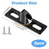 92MF 2Pcs Sliding Door Security Latches Fractures Sturdy Zinc Alloy Quick Setups