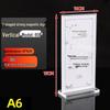 T-Type Magnetic Table Tent Card Holder: Dual-Use Horizontal & Vertical Display Stand