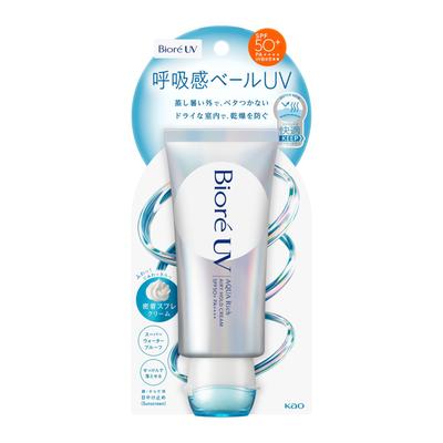 Biore UV Aqua Rich Airy Hold Cream 70g Sunscreen Breathable Veil Floral Scent SPF50