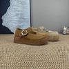 All-inclusive Thick-soled Birkenstocks Women's New Spring Heightening Single Shoes Versatile and Proportional Lazy Loafers