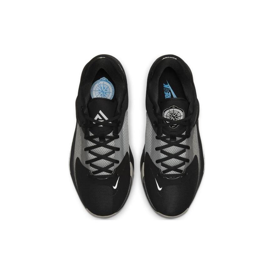 Nike Zoom Freak 4 EP 'Zeus' (Unisex) Black / White / Light Smoke Grey Basketball Shoes DJ6148 001