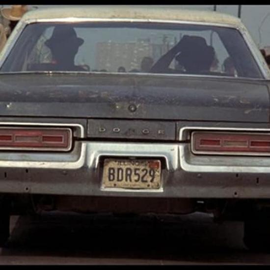 Blues Brothers Prop Replica Metal Stamped License Plate, Vintage Distressed Style, 12x6 Inch