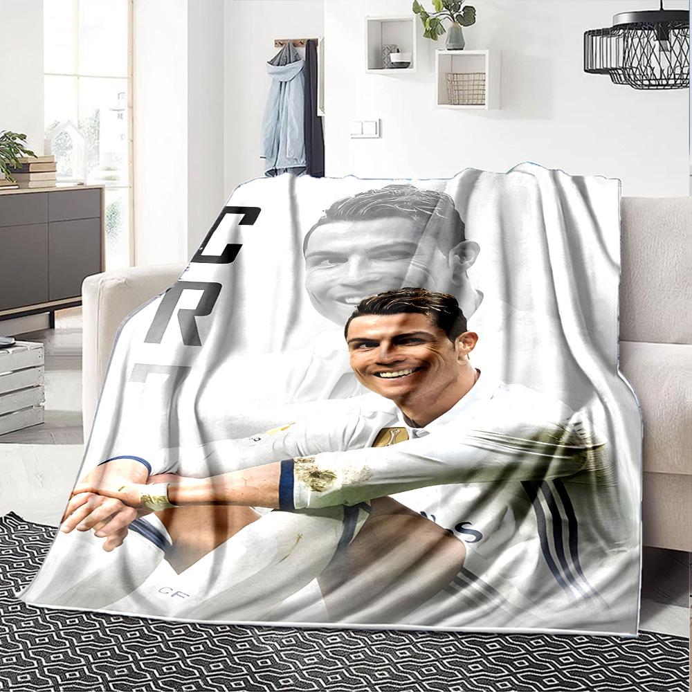 1pc Number 7 Soccer Blanket, Gift, for Men and Women, Soft Blanket, Good for Sofa Bed Couch Travel, Lightweight Flannel Blanket