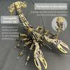DIY Mechanical Assembly 3D Metal Lobster Stainless Steel Puzzle Decompression Model Kit Personalized Gift Toy