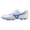 Mizuno Morelia 2 Wygodne Wszechstronne Antypoślizgowe Trwałe Buty Piłkarskie Unisex Buty Piłkarskie Biało-Niebieskie P1GA240125