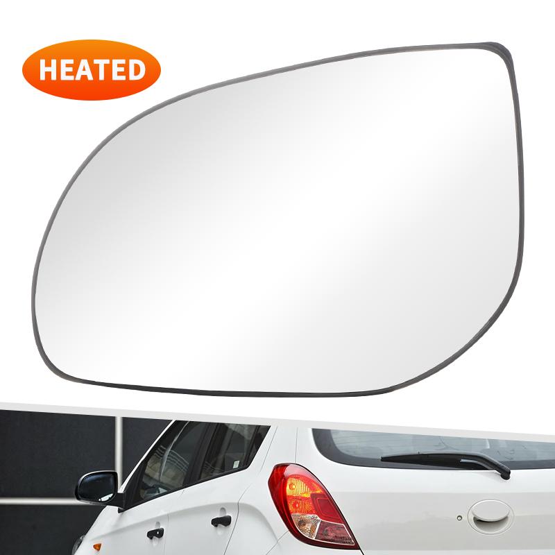 Car Front Left Right Rearview Mirror Glass Heated Side Wing Mirror Glass For Hyundai i10 2011-2013 For Hyundai i20 2008-2013
