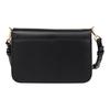 Michael Kors MK Sloan Vintage Flap Commuter Solid Color Gold Buckle Leather Camera Bag Crossbody Shoulder Bag Women Bags Black 30T7GS9L3L-BLACK