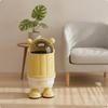 Trash Can Cute with Feet Decorative Standing Waste Bin for Kids, Bedroom, Living Room,