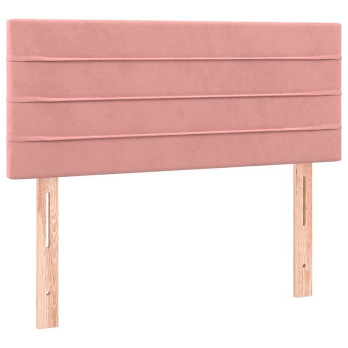 VidaXL Headboard Bedroom Furniture Bed Accessory Single Bed Headboard Interior Pink 100x5x78/88 Cm 346143
