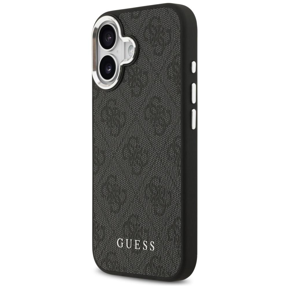 Guess 4G Classic Logo MagSafe case for iPhone 17 black