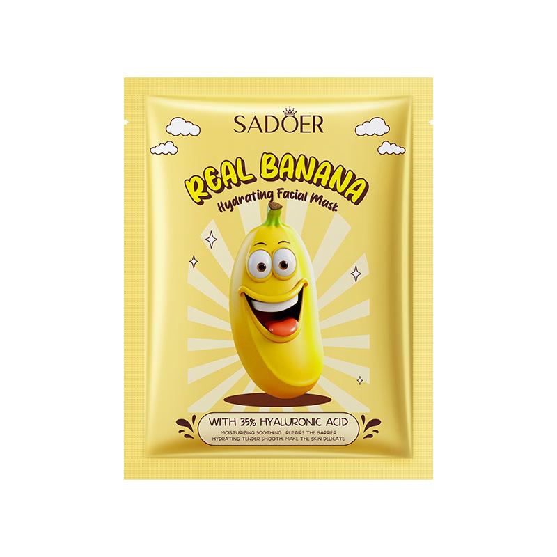 

Fruit Niacinamide Series Mask SADOER Brightening Moisturizing Hydrating Mask banana mask 25g