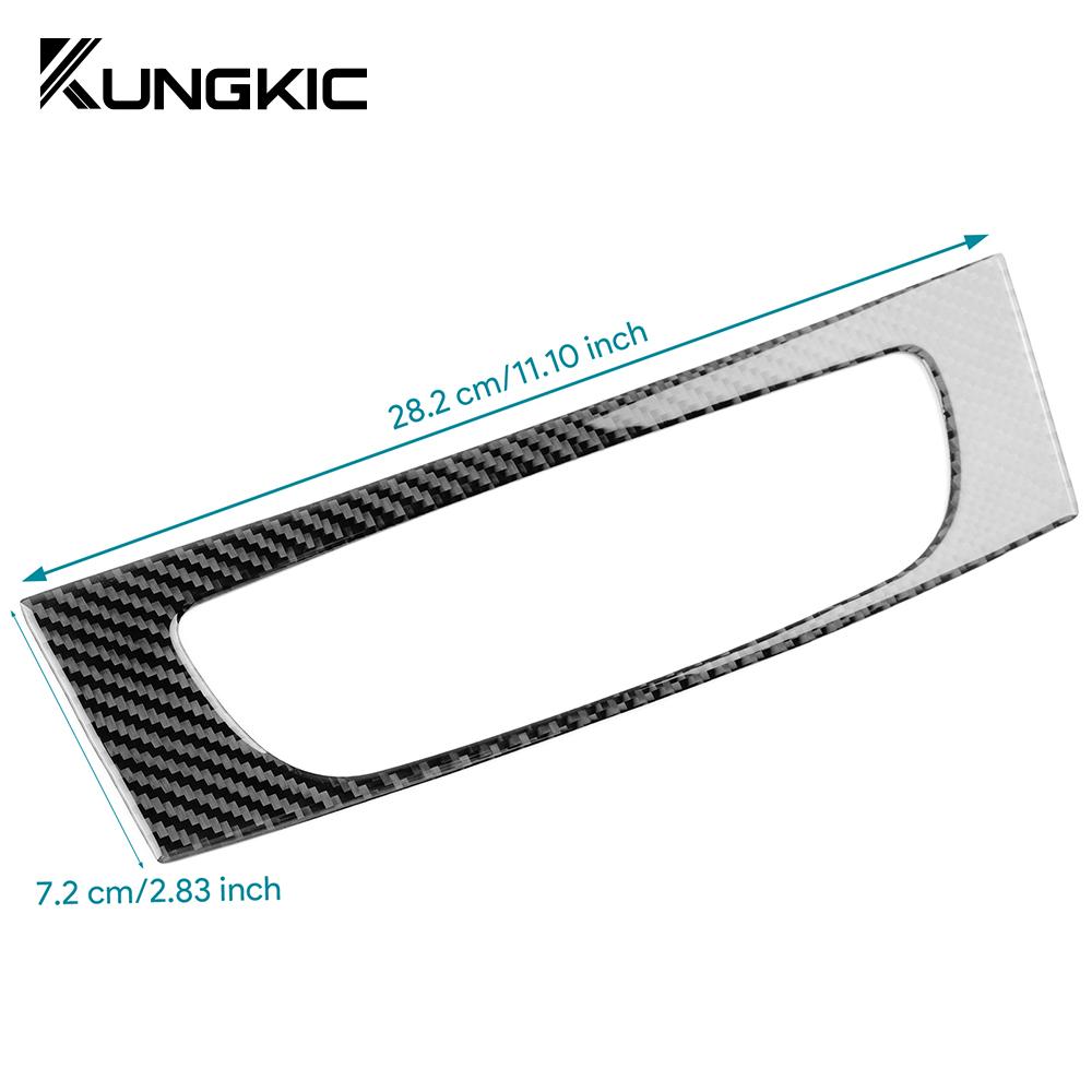 Real Soft Carbon Fiber Sticker For Renault Fluence Megane RS 2009 2010 2011 2012 2013 2014 2015 Car Central Control CD Trim