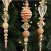 Exquisite Transparent Acrylic Crystal Hanging Ornament Pendant Christmas Decorations Christmas Tree Decorations