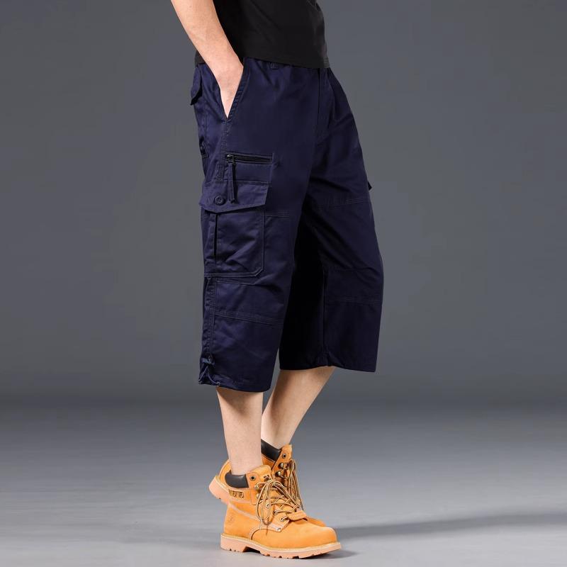 Men's Loose-Fit Multi-Pocket Cargo Shorts for Summer In Various Colors