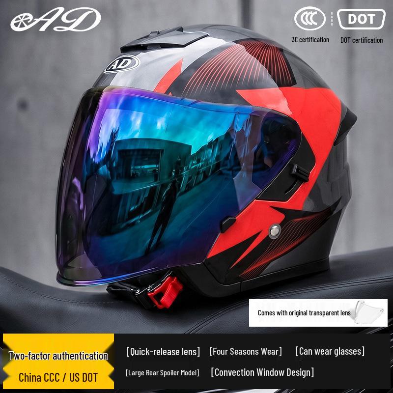 3C Certified Unisex Class A Motorcycle Helmet for All Seasons