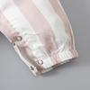 Newborn Infant Baby Girls Spaghetti Straps Striped Jumpsuit Clothes for 0-24 Months