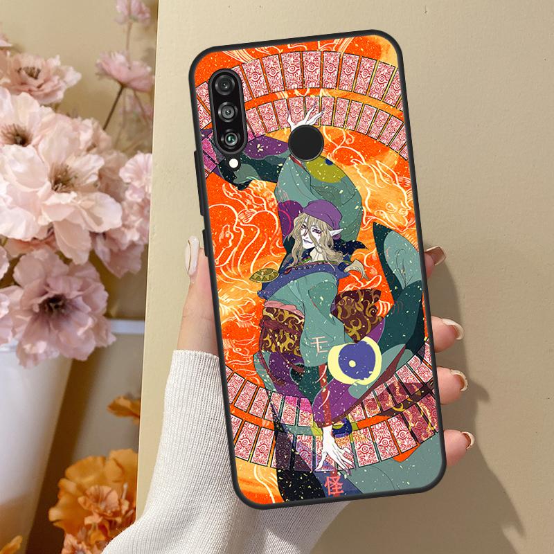 Ukiyoe mononoke Kusuriuri For Honor 50 Pro Phone Case For Huawei Nova 5T P Smart Z 2019 P20 P30 P40 Lite P50 Pro