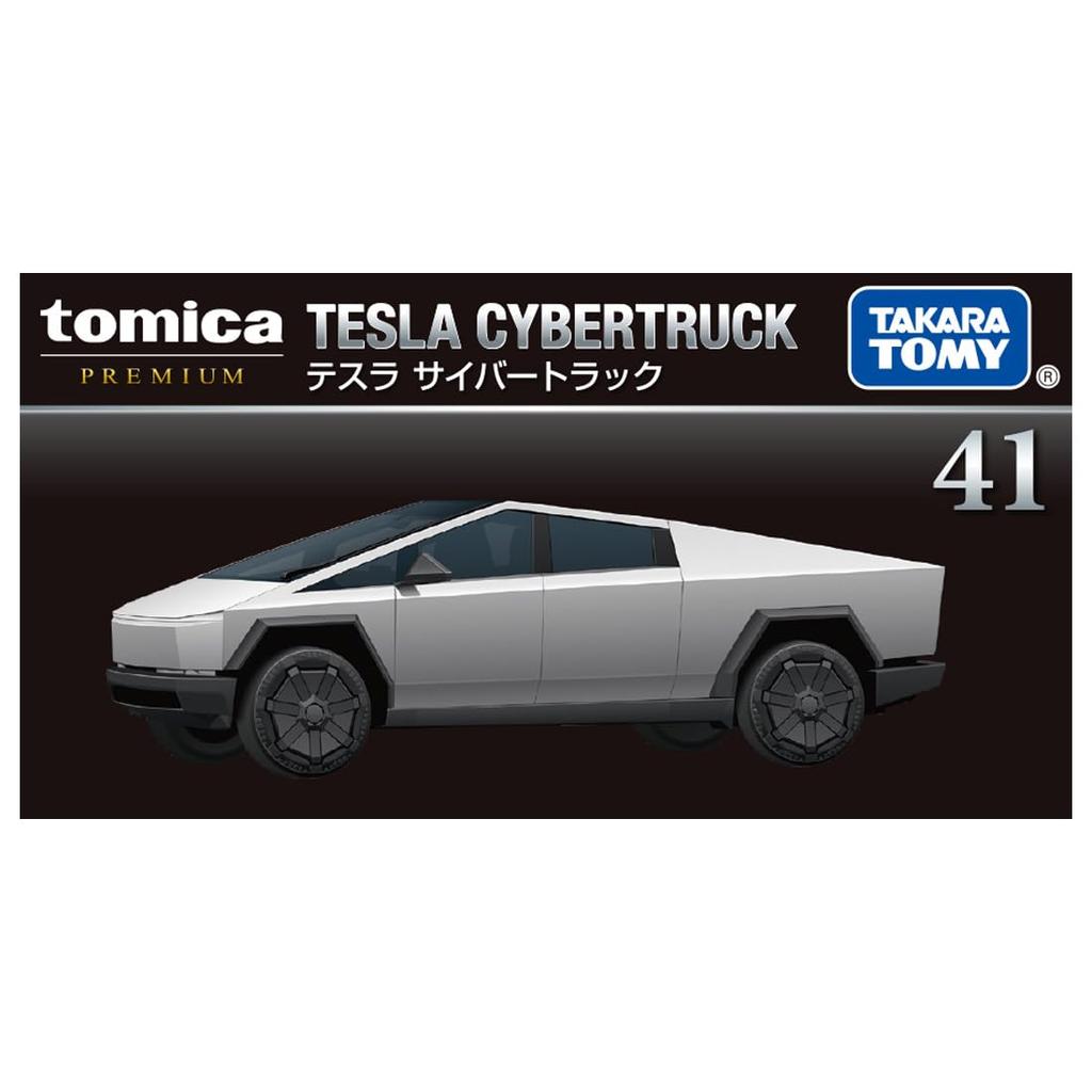 TAKARA TOMY Tomica Premium 41 Tesla Cybertruck Miniature Car Toy for Ages 6 and Up