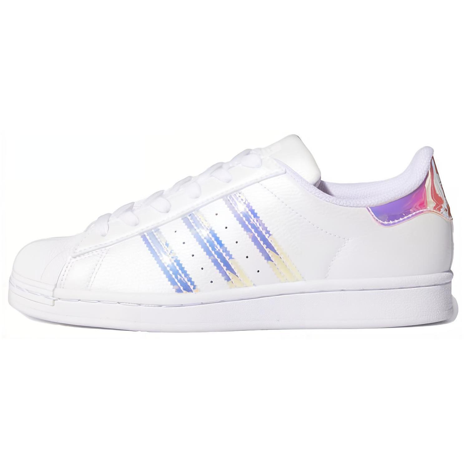 Adidas Wmns Superstar  White Iridescent  Women s FY1264 39⅓