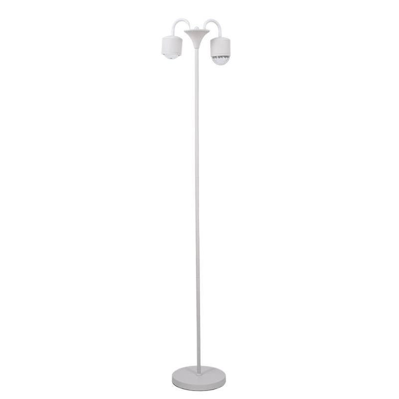 High-End Double-Head Sunset Floor Lamp: Water Ripple Iron Design for Living Room Atmosphere