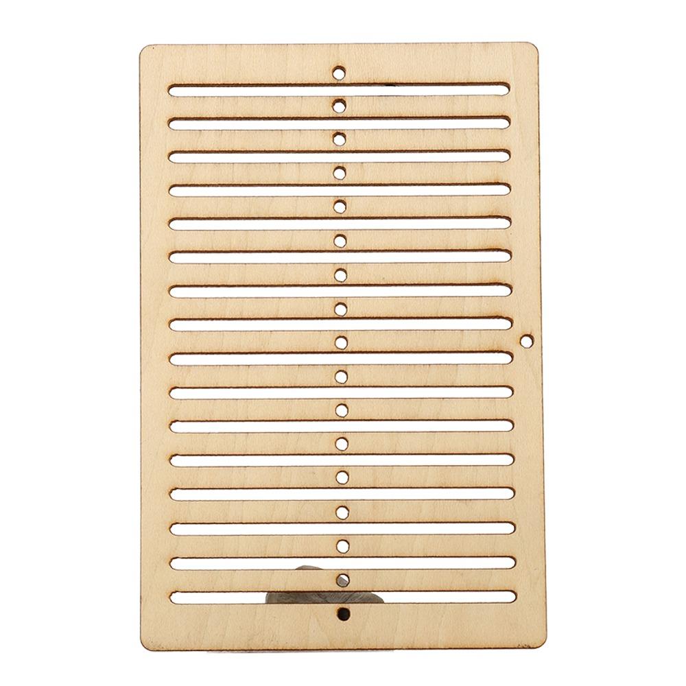 4pcs Wood Weaving Loom Kit Tapestry Comb Included Backstrap Weaving Set  For Beginners