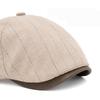Autumn Winter Striped Beret Men's Retro Warm Forward Cap Painter's Cap Newsboy Cap