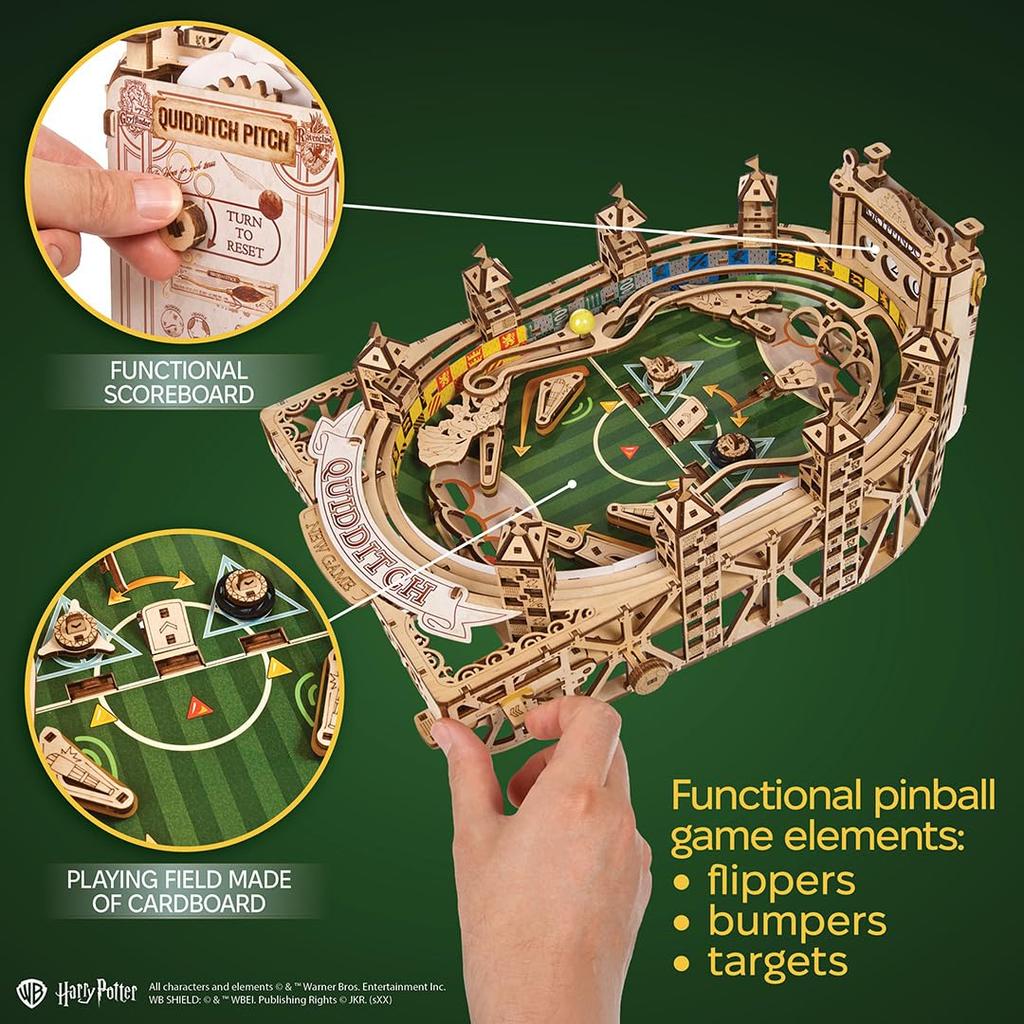 Ugears Harry Potter Quidditch Flipper Holzbastelset Ohne Kleber oder Werkzeuge 70231 Puzzle, & Modelle, Erforderlich, Erwachsene,