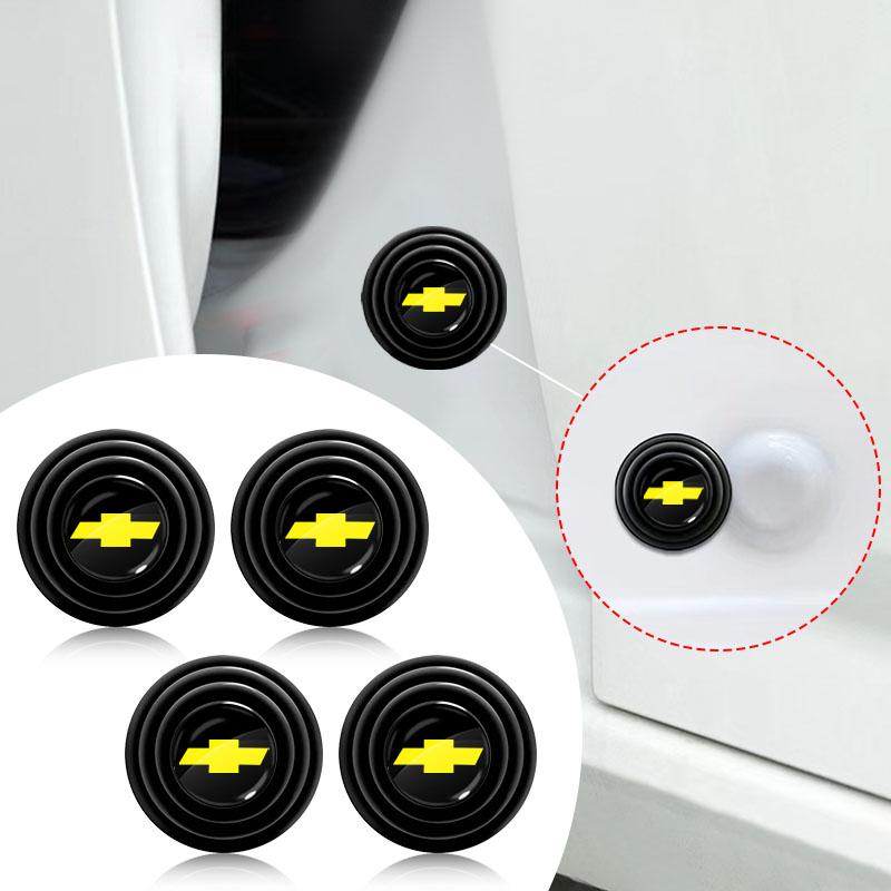 For Chevrolet KM0Car Door Shock Absorber Cushion Shockproof Pad Auto Goods for Chevrolet Cruze Aveo Captiva Lacetti Auto Styling Valve Stems
