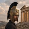 Steel Roman Centurion Helmet with Warrior Crest for Cosplay, LARP