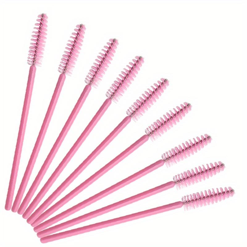 50 Pcs Disposable Nylon Mascara Wand Applicator Eyelash Brushes For Grafting Lashes Extension Women Makeup Brush Tools