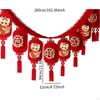 Lunar Year Snake Art Latte Hanging Decoration for Home And Office