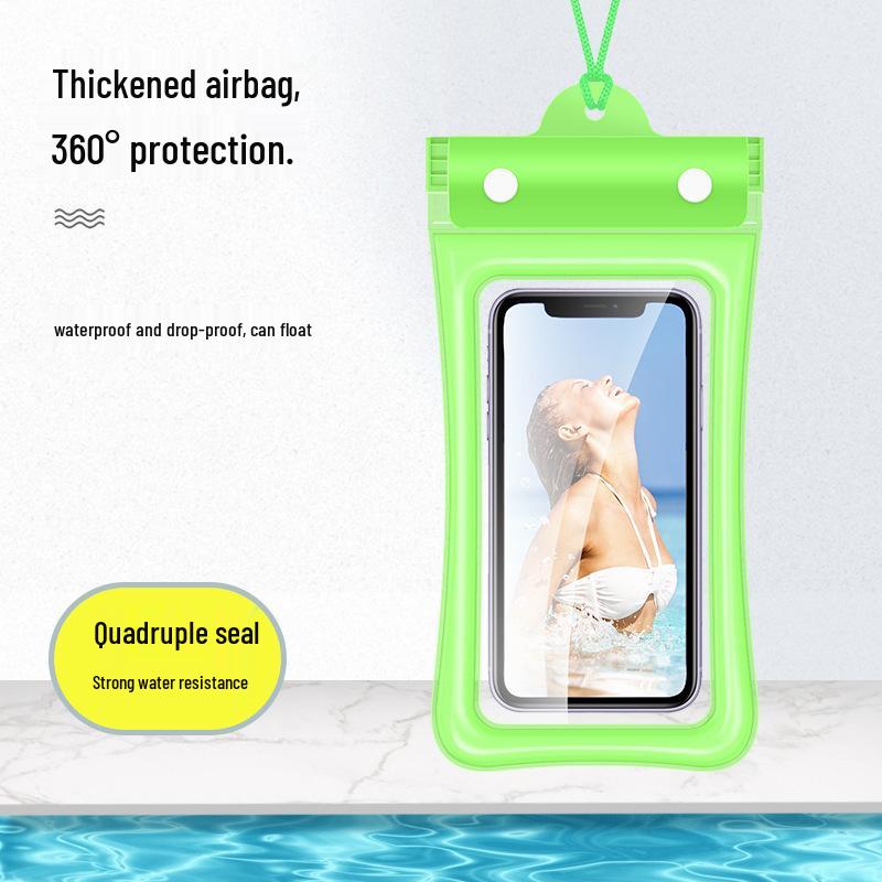 Tri-Fold Waterproof Phone Pouch: Airtight, Touch-Enabled Case for Swimming & Diving