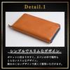 Benetton Men's Long Zipper Wallet, Made with Genuine Italian Vegetable-Tanned Leather, Features a Luxury Design, Large Capacity, Softness, Stylish Des